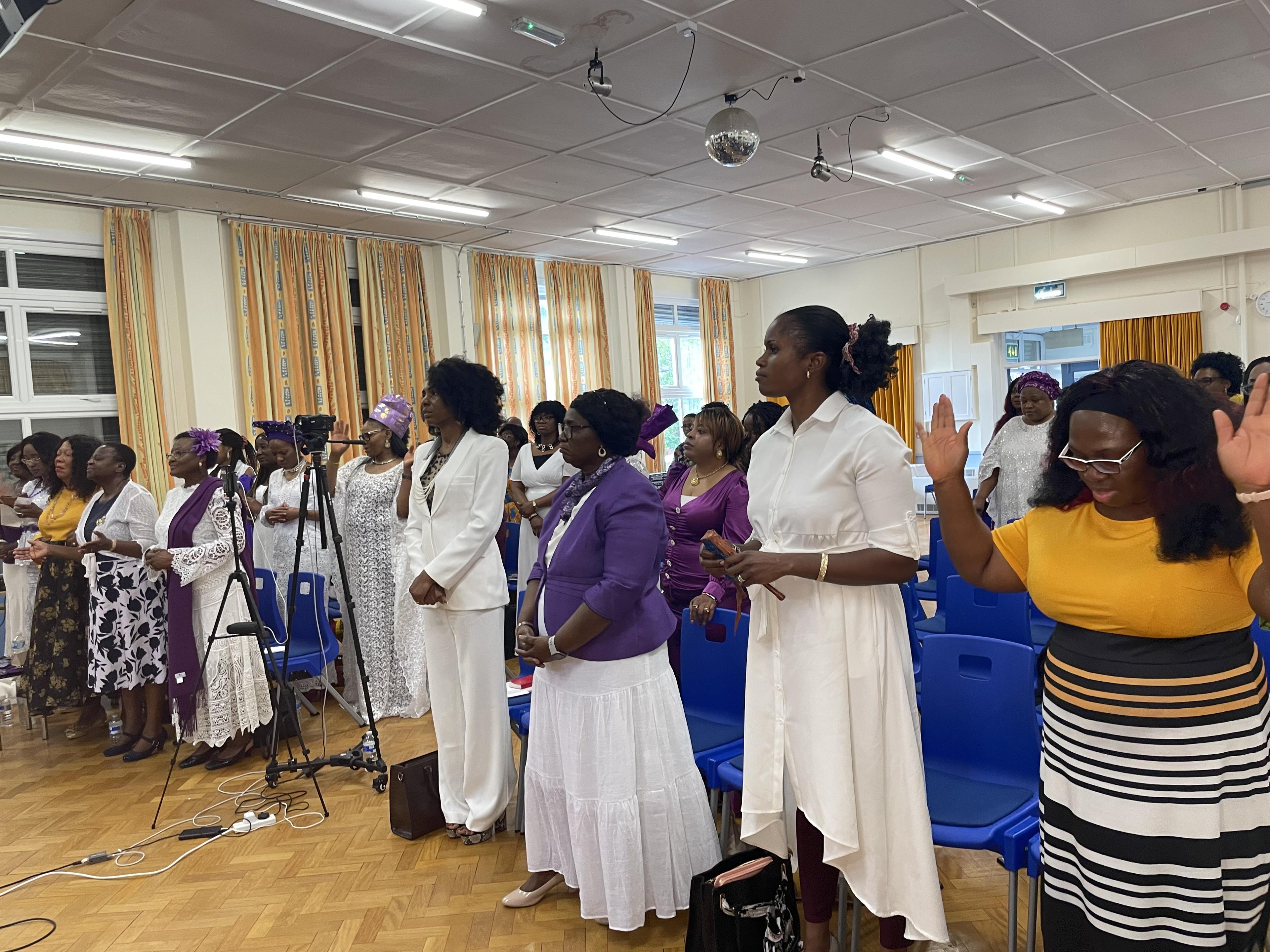 IF ONLY WOMEN CAN PRAY event with women in fellowship