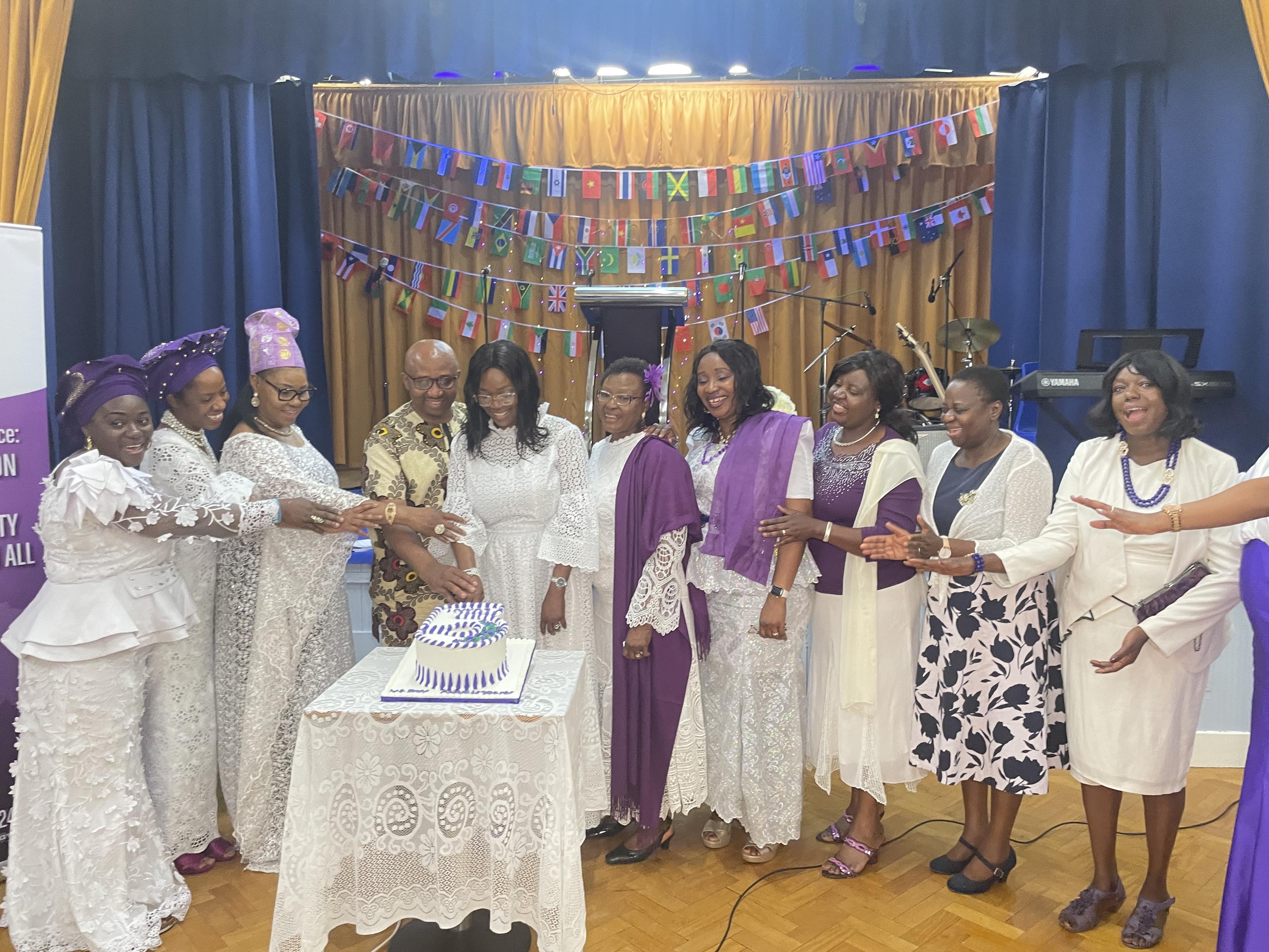 IOWCP sisterhood celebrating together at a women empowerment event