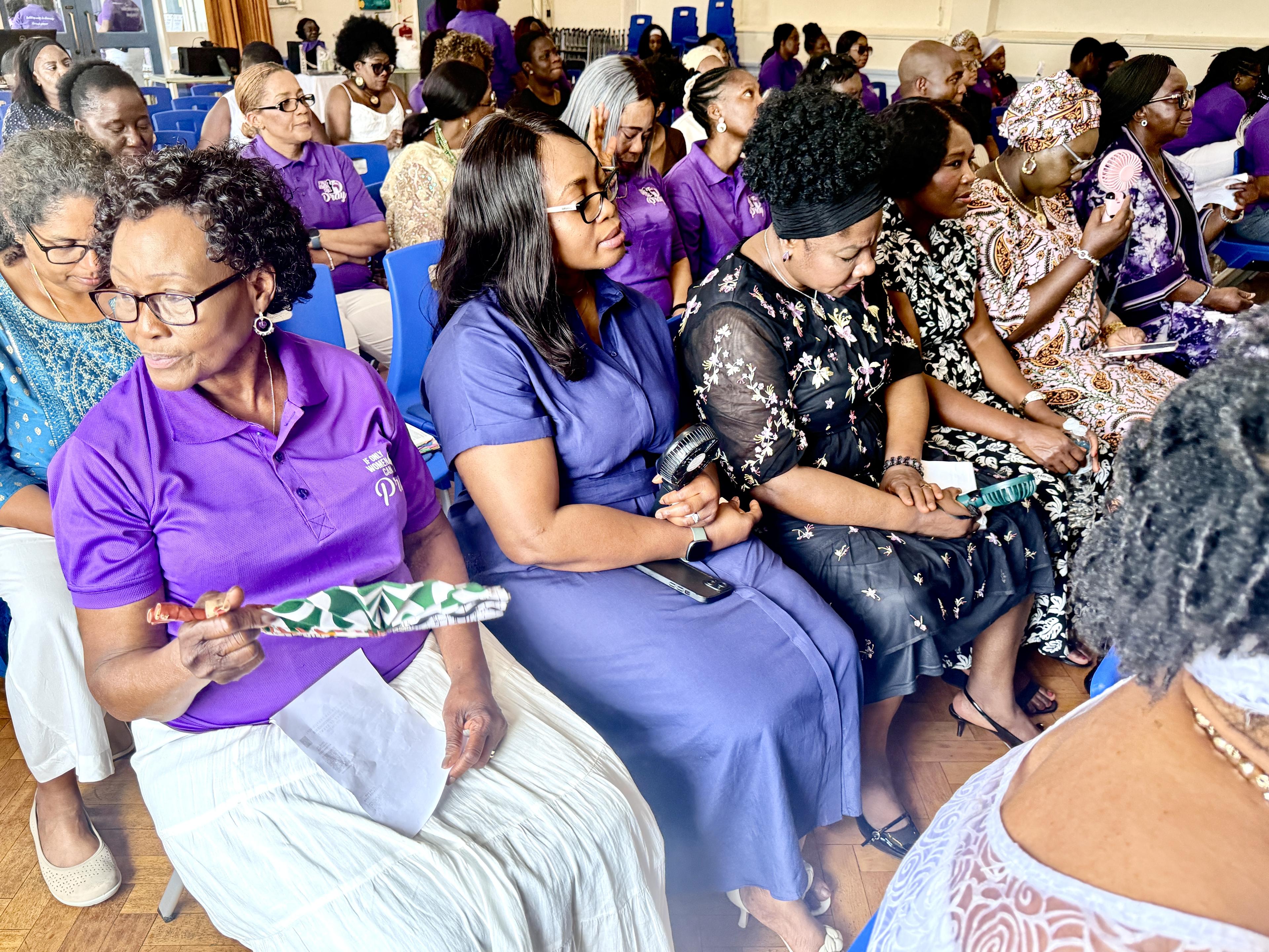 IF ONLY WOMEN CAN PRAY community members in fellowship